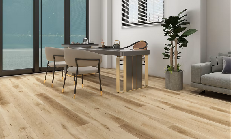 $5.49/sq. ft. ($82/Box)  Vinyl 11 Collection "Wheatfield" with Attached Underlayment