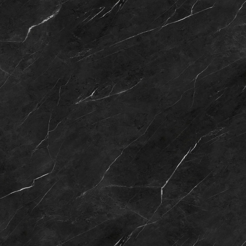 $4.09/sq. ft. ($97.16/Box)  Vinyl Tile "NERO MARQUINA" with Attached Underlayment