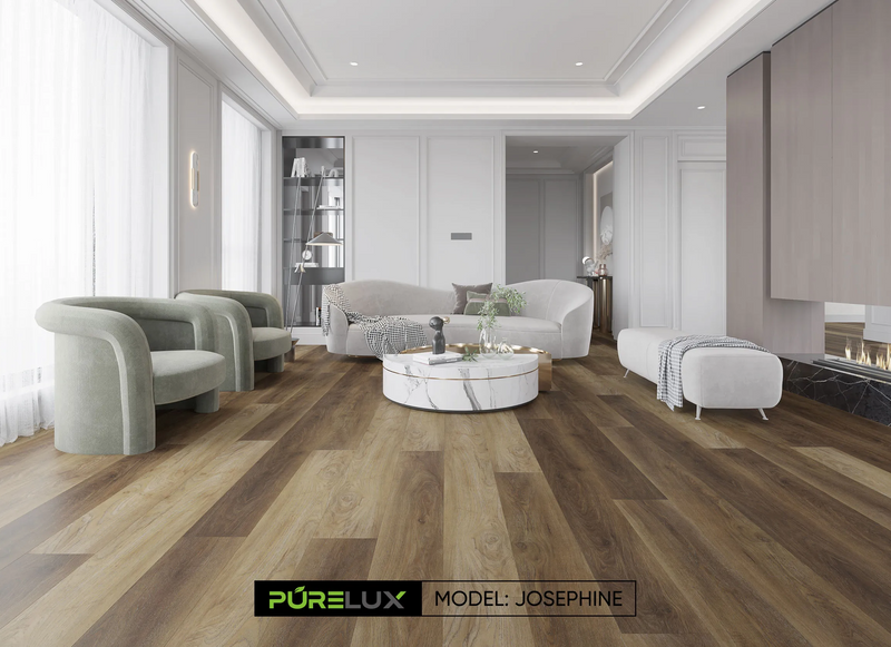 $3.39/sq. ft. ($82.07/Box) Thickness 7.0 mm Vinyl Plank - Dynamic  "Josephine" with Attached Underlayment