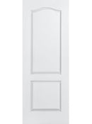 30" X 80" U-Channel 2-Panel Arch Top Textured Interior Door