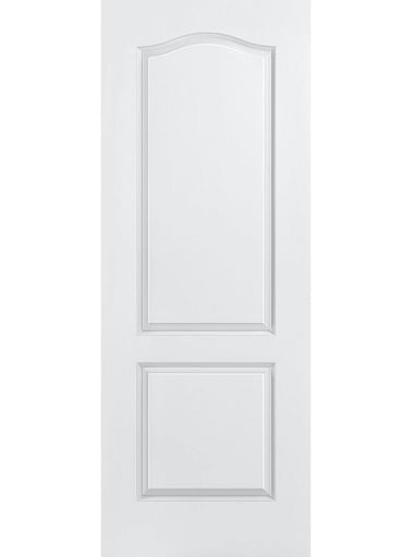 30" X 80" U-Channel 2-Panel Arch Top Textured Interior Door