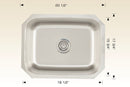 207020 Undermount Stainless Steel Kitchen Sink
