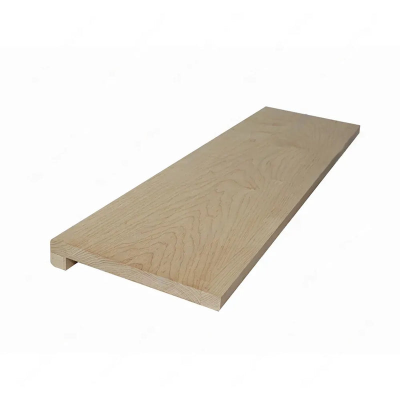 STAIR TREAD SOLID MAPLE ST201 36”*10”*7/8” Square Edge With the Return Close