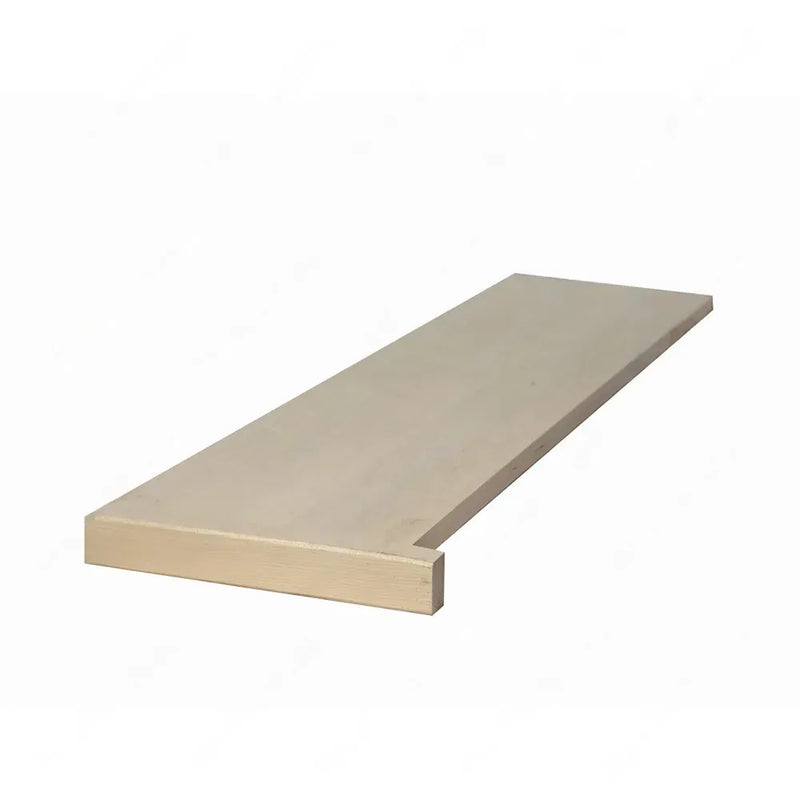 STAIR TREAD SOLID MAPLE ST201 42”*10 1/2”*7/8” Square Edge With the Return Open Right