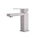 Brushed Nickel 1 Hole Single-Handle Bathroom Faucet B23101162