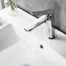 Chrome 1 Hole Single-Handle Bathroom Faucet B55101011
