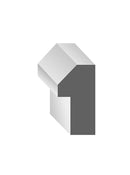 Bevel Back Band 20 mm x 34 mm x 16' Wood Primed FHB-2034-S