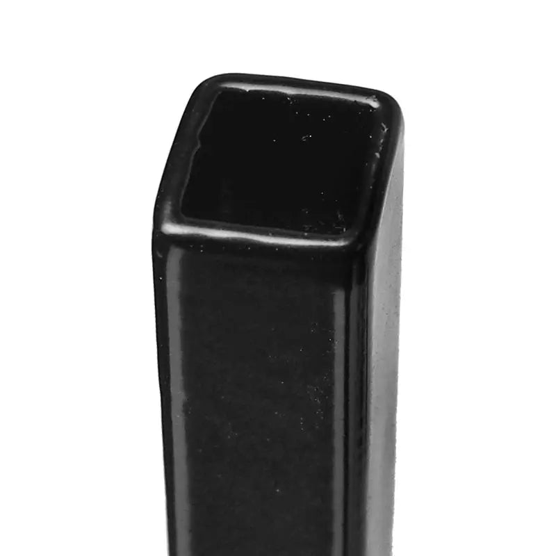 STAIR BALUSTER  PT48244B 1/2″SQ. TUBULAR PICKET WITH SINGLE BASKET & DOUBLE TWIST 44″ – SATIN BLACK