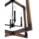 MARIMOUNT 4 Light Pendant (Auburn Stained)