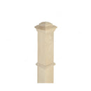 STAIR NEWEL POST PF200 F0 Plain 3 1/2”*48” Maple