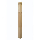 STAIR NEWEL POST PM101 1240 3 1/2” Red Oak