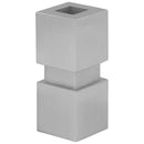 COLLAR PSMC112SS 1/2″SQ. STAINLESS STEEL MODERN COLLAR WITH SET SCREW 1 1/8″W X 2 11/16″H