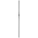 STAIR BALUSTER PT64I3T14B 9/16″ROUND SINGLE COLLAR TUBULAR PICKET 44″ – SATIN BLACK