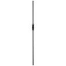 STAIR BALUSTER PTR5083B 9/16″ROUND SINGLE COLLAR TUBULAR PICKET 44″ – SATIN BLACK