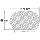 WHHMP258158 PLAIN HARD MAPLE HANDRAIL 2 5/8″ X 1 5/8″ X 12 FT.