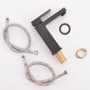 Black 1 Hole Single-Handle Bathroom Faucet 1181-11B