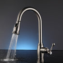 Brushed Nickel Single-Handle Kitchen Faucet 157-33N