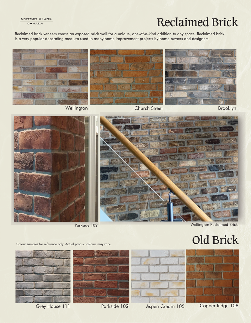 "Wellington" - Reclaimed Brick Veneer